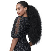 Bobbi Boss Miss Origin Human Hair Blend Ponytail - MOD051 NATURAL JERRY CURL 26